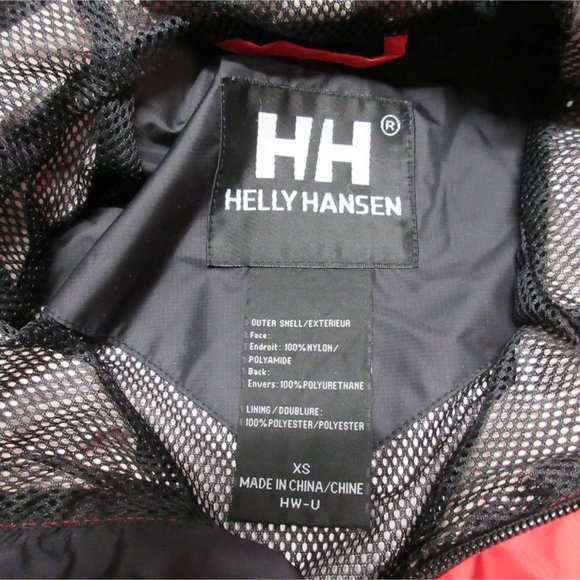 Helly Hansen red packable Helly Tech rain jacket windbreaker - Picture 7 of 10